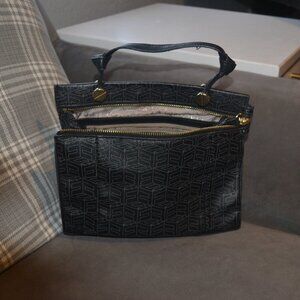 Pre-owned Black Foley Corina Satchel handbag.